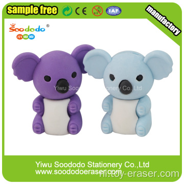 Free Sample Animal Koala Eraser, promotie dier gum